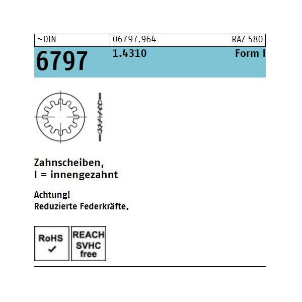 Zahnscheiben ~DIN 6797 FederSt. A 21
