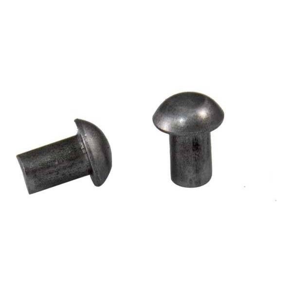 Messing Nieten 3x6mm DIN 660 - 100 Stück Set