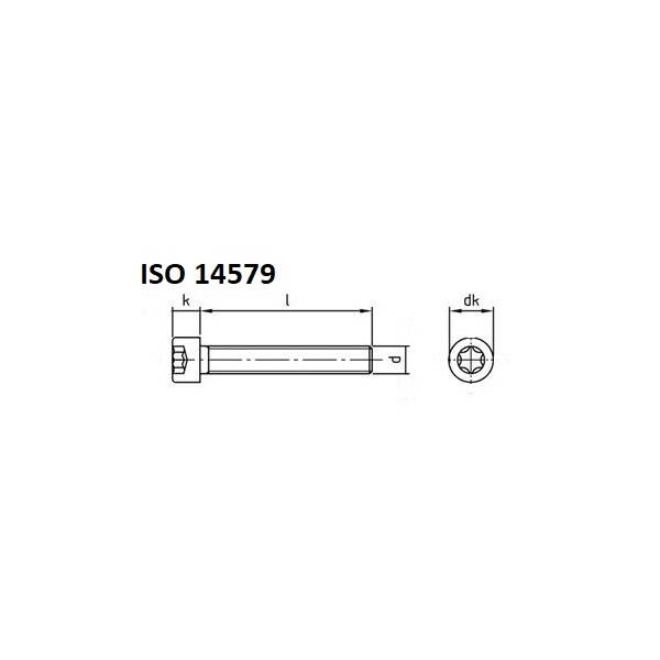 Tête Cylindrique Torx Inox A2 ISO 14579 - Tête Cylindrique Torx - Tête Cylindrique - Vis à Métaux - Foto 3