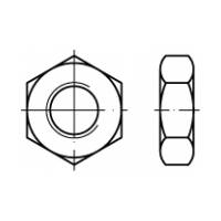 Flachmuttern (DIN 439) , Gelb Verzinkt , Normal- Un Produktbild-Vorschau 5