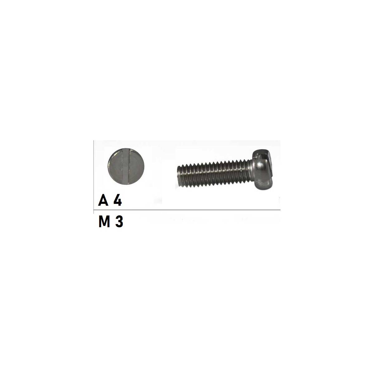 Senkkopfschrauben Mit Schlitz DIN 84 Schlitzschraube Edelstahl A2 V2A Längssch