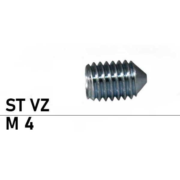 Gewindestift M6 X 80mm DIN 914 Edelstahl A2 - Madenschraube Mit Spitze (2 Stück)