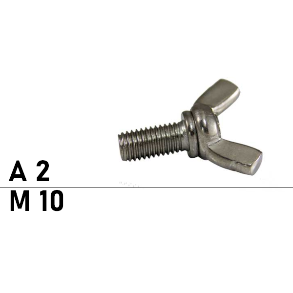 10 Stück Flügelschrauben M6 X 30 Mm Edelstahl A2 - Handschrauben Ohne Werkzeug