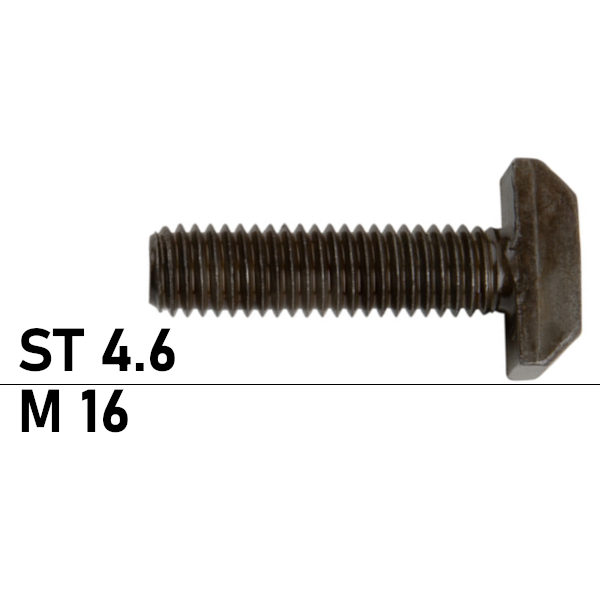 DIN 186 Hammerkopfschrauben M10x50 - 25 Stück Set Mit Muttern
