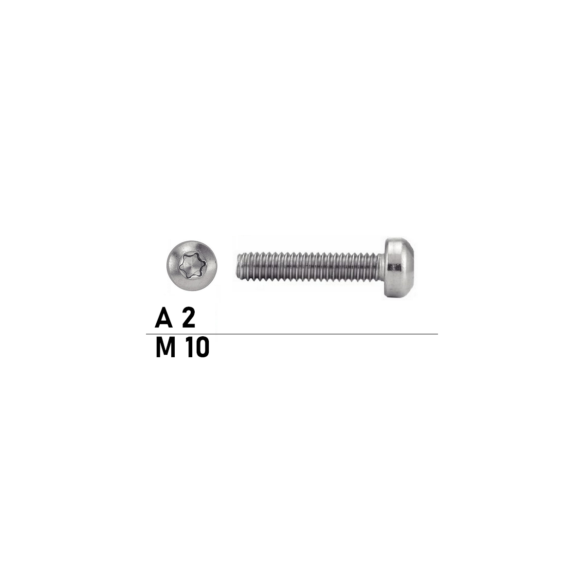 Flachkopfschrauben ISO 14583 - M10 - Flachkopf - Torx - A2, € 34,79