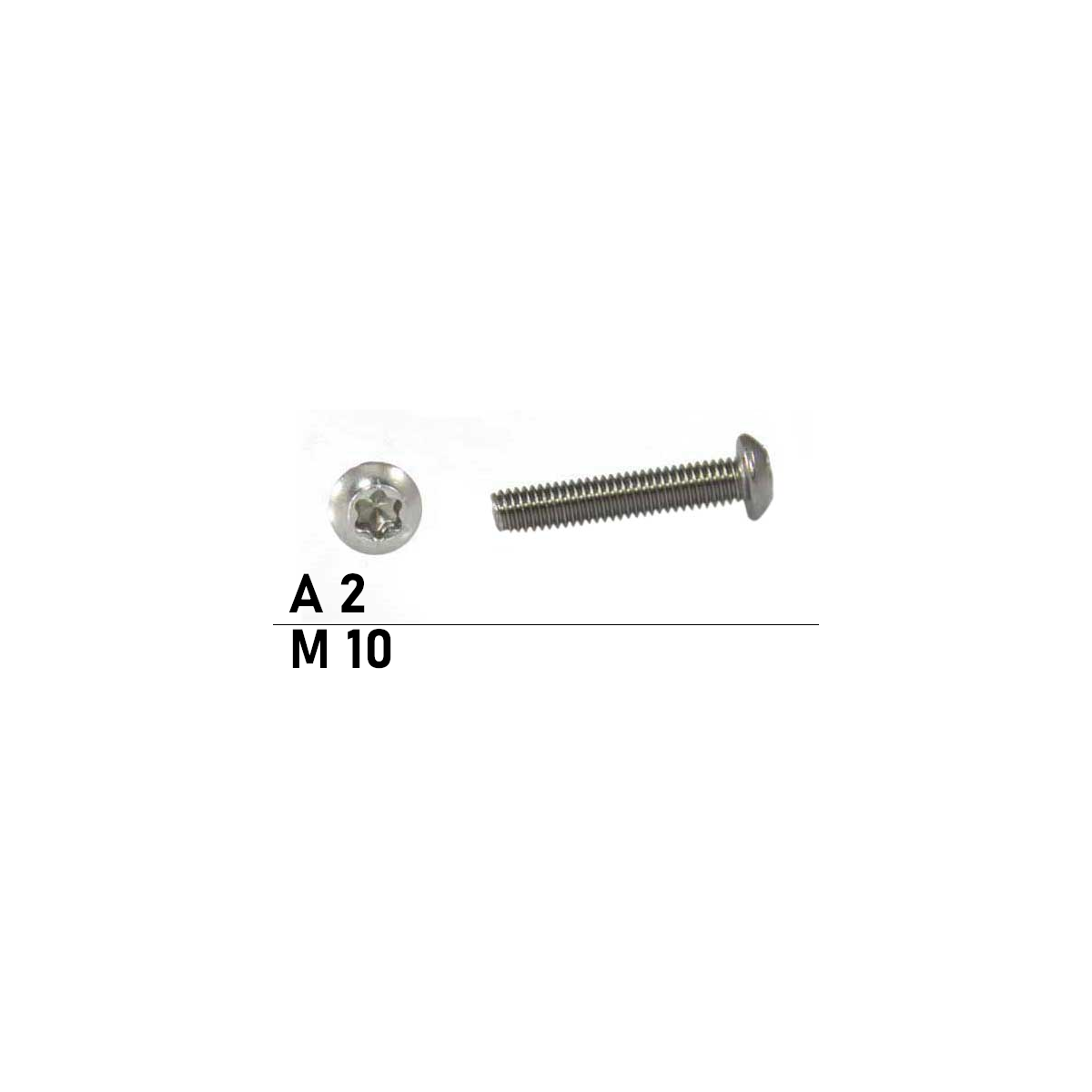 Linsenkopfschrauben ISO 7380 - M10 - Linsenkopf - Torx - A2, € 22,53