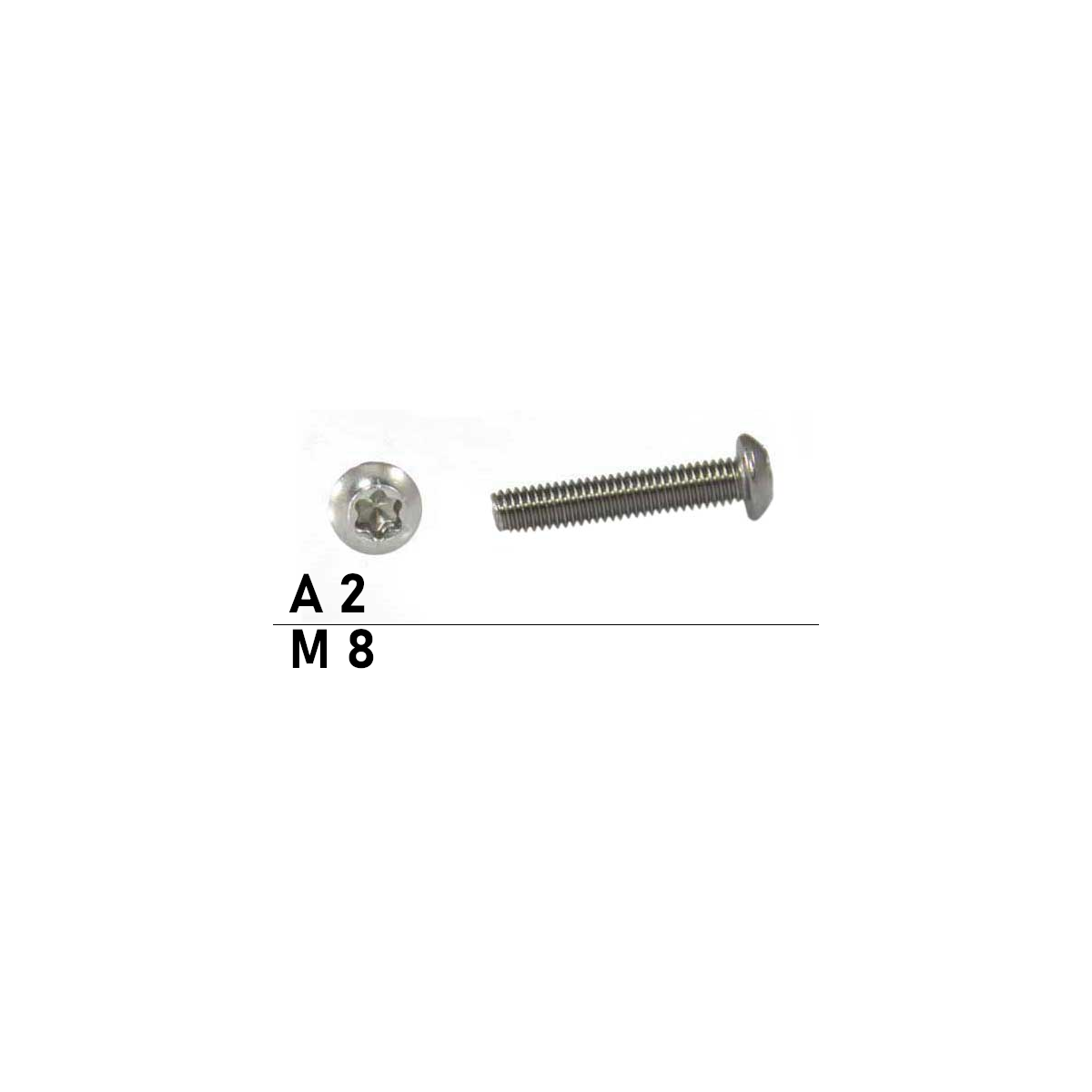 Linsenkopfschrauben ISO 7380 - M8 - Linsenkopf - Torx - A2, € 20,21